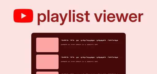 YouTube Playlist Viewer header image